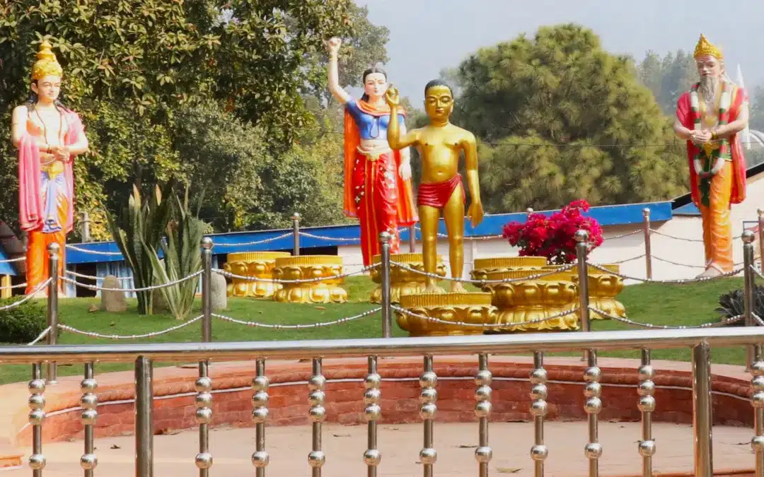 सहिद स्मारकमा निर्माण गरिएको बुद्ध पार्कको कथा वर्णन